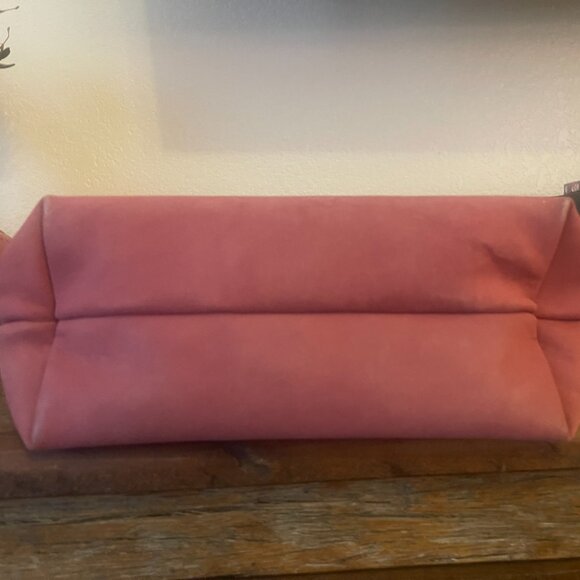 Portland Leather Tote Bag Dark Pink   Small size - Picture 5 of 7